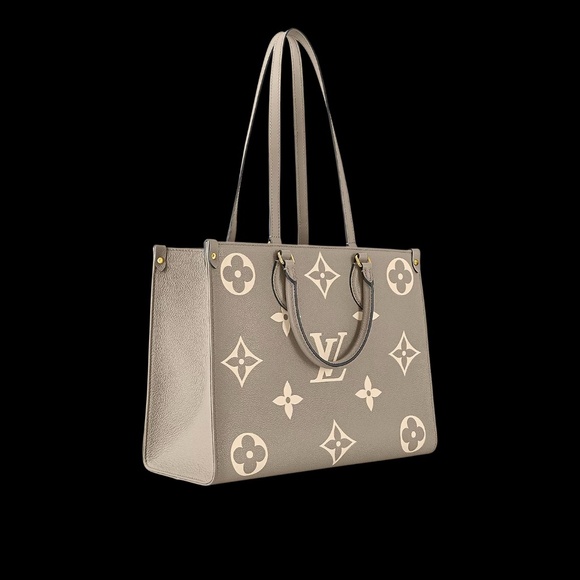 Louis Vuitton OnTheGo MM Bicolor Empriente Turtledove/Cream - Picture 10 of 11